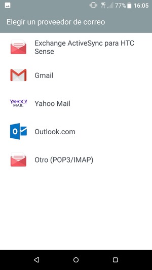 Seleccione Gmail