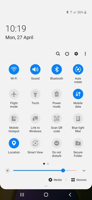 Turn off Wi-Fi  and Bluetooth