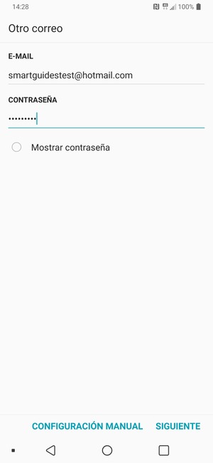 Introduzca su Dirección de correo electrónico y Contraseña. Seleccione SIGUIENTE