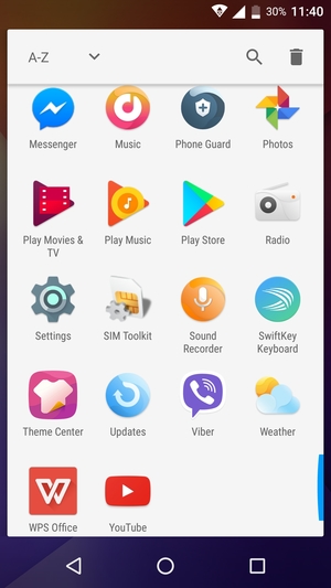 Scroll to and select Settings