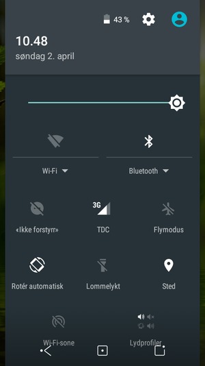 Slå av Bluetooth