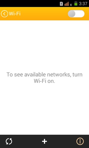 Turn Wi-Fi on