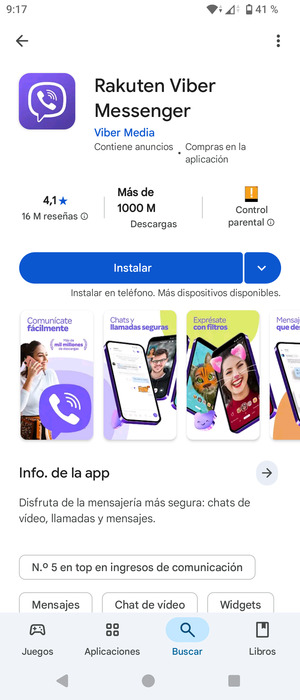 Seleccione Instalar