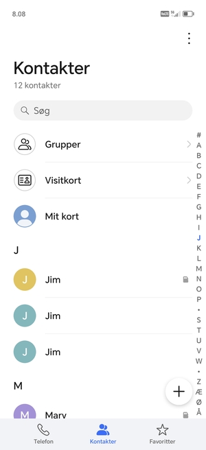 Vælg Menu-knappen