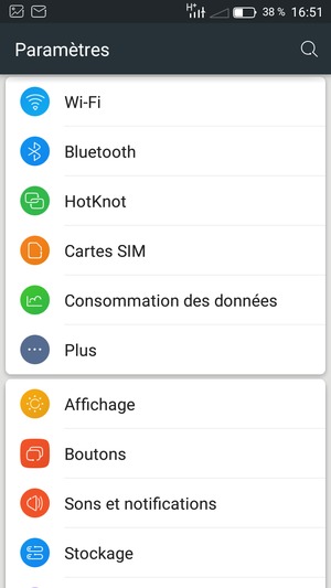 Sélectionnez Wi-Fi