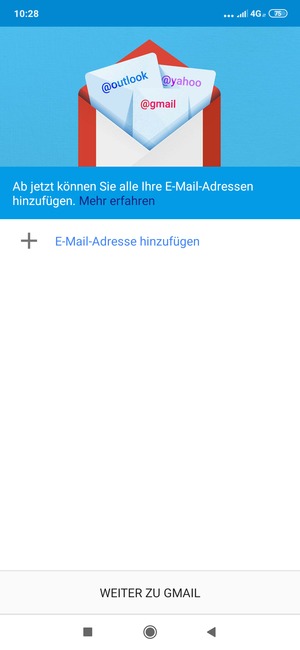Wählen Sie E-Mail-Adresse hinzufügen