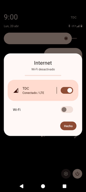 Seleccione Hecho