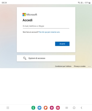 Inserisci il tuo indirizzo Hotmail e seleziona Avanti