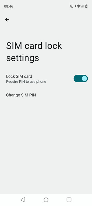 Select Change SIM PIN