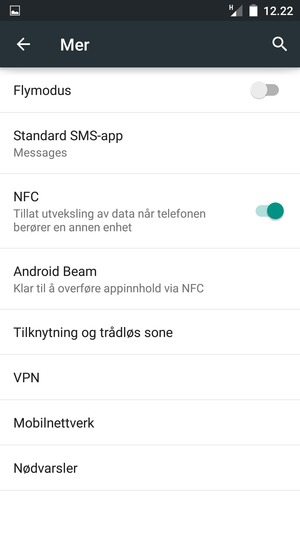 Velg Mobilnettverk