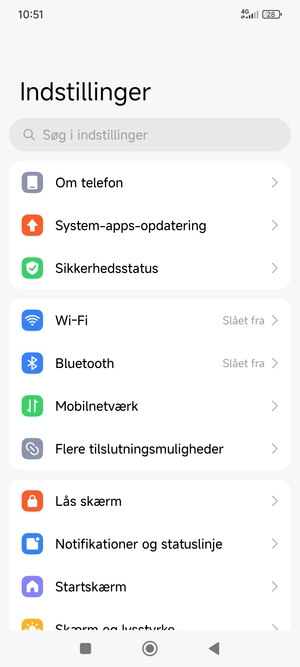 Vælg Flere tilslutningsmuligheder