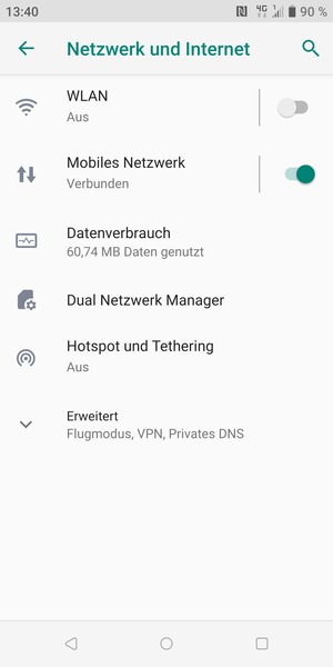 Wählen Sie Dual Netzwerk Manager