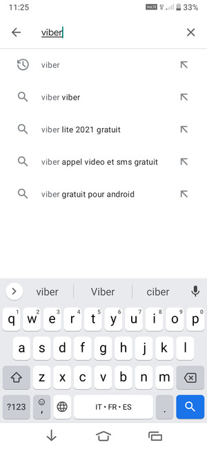Inserisci il nome dell'app e seleziona Ricerca