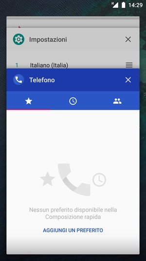 Scorri verso destra le app per chiuderle