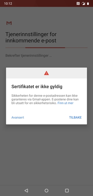 Velg Avansert