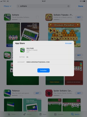 Sélectionnez Installer