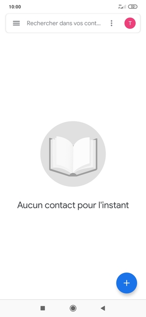 Sélectionnez le bouton du Menu