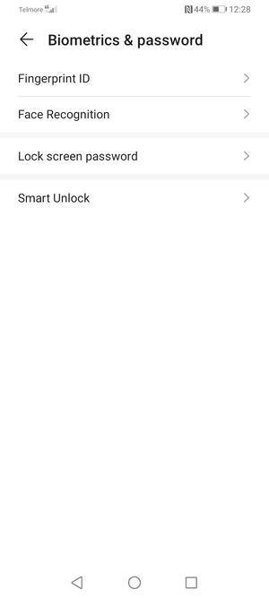 Select Lock screen password