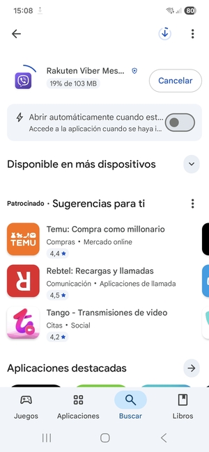Espere a que el proceso de instalación finalice