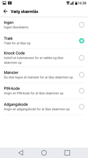 Vælg Mønster