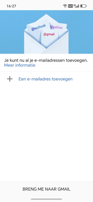 Selecteer Een e-mailadres toevegen