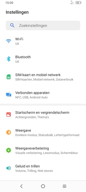 Selecteer Wi-Fi