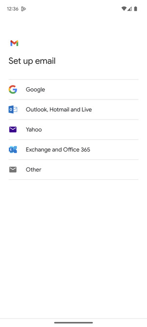 Select Outlook, Hotmail and Live