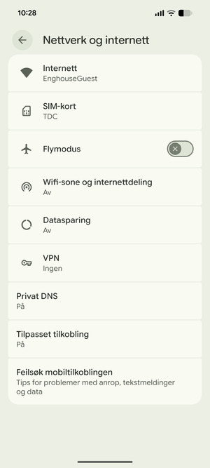 Vælg SIM-kort