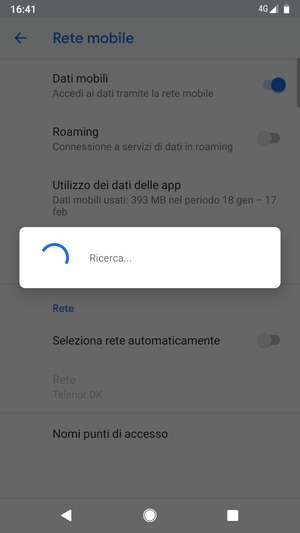 Attendi il completamento della ricerca