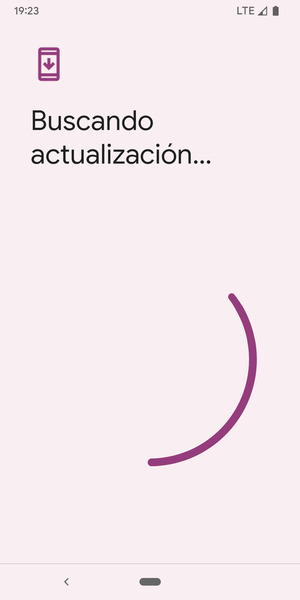 Espere a que la búsqueda termine