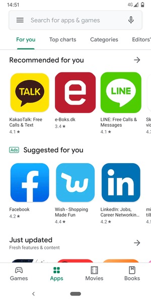 Select the Search bar