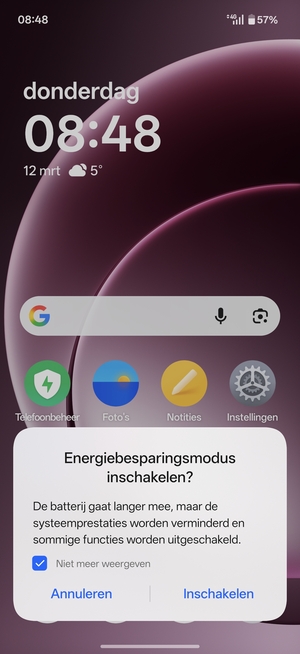 Selecteer Inschakelen