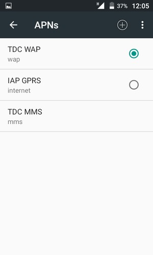 Select the Menu button