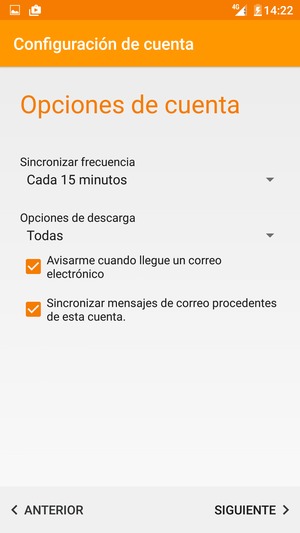 Seleccione SIGUIENTE