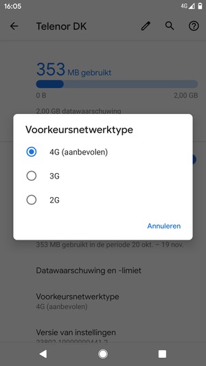 Selecteer uw voorkeursoptie