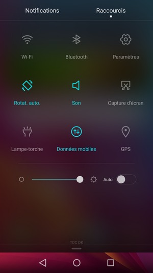 Activer le Auto.