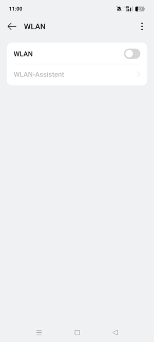 Schalten Sie WLAN ein