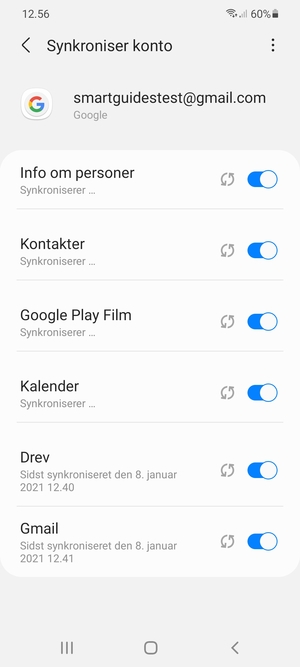 Dine kontakter fra Google vil nu blive synkroniseret til din Galaxy