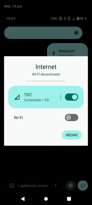 Seleccione HECHO