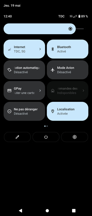 Désactiver Bluetooth