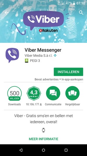 Selecteer INSTALLEREN