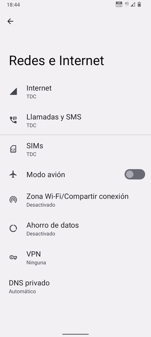Seleccione SIMs