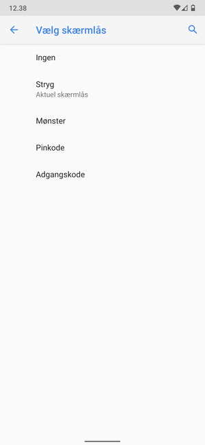Vælg Mønster