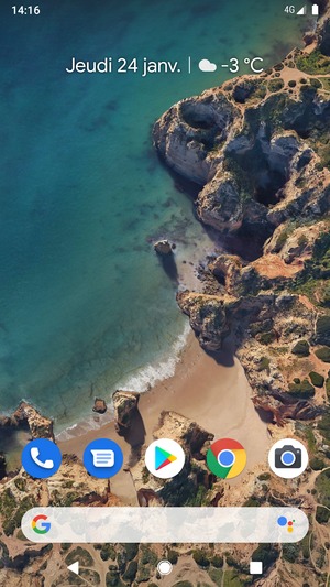 Si votre écran ressemble à ceci, sélectionnez le bouton Applications récentes