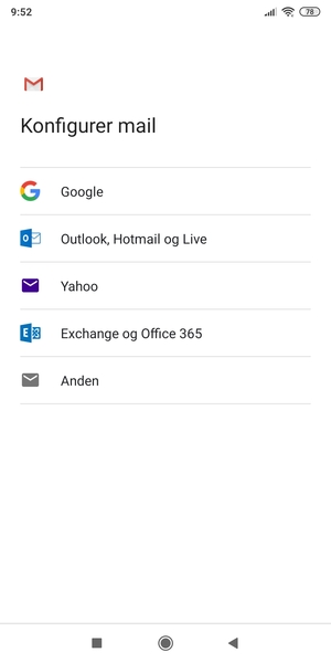 Vælg Anden