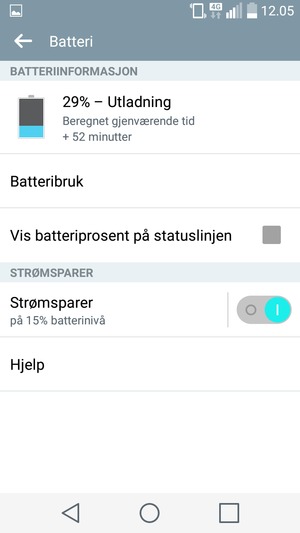 Slå på Strømsparer