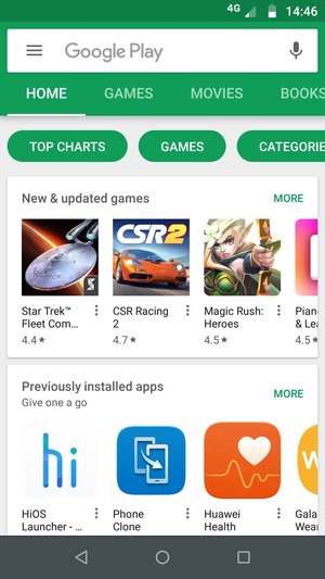 Select the Search bar