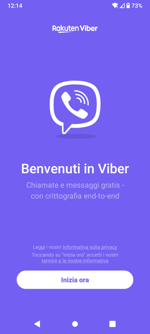 L'app è pronta per l'uso
