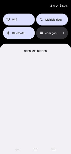 Schuif naar beneden in het bovenste menu opnieuw