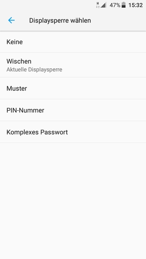 Wählen Sie Muster
